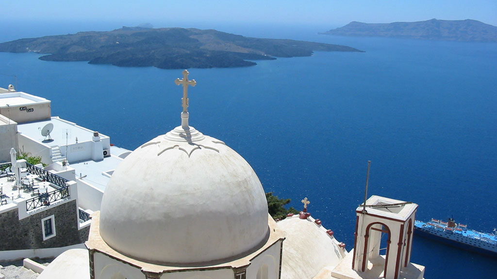 Santorin, �glise