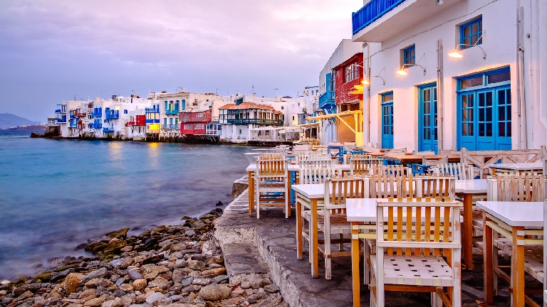 Jours 10 � 13 : Santorin / Mykonos