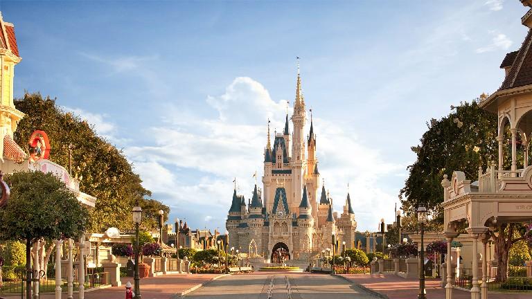 Orlando, Parc Disney Magic Kingdom Entre principale et Chteau