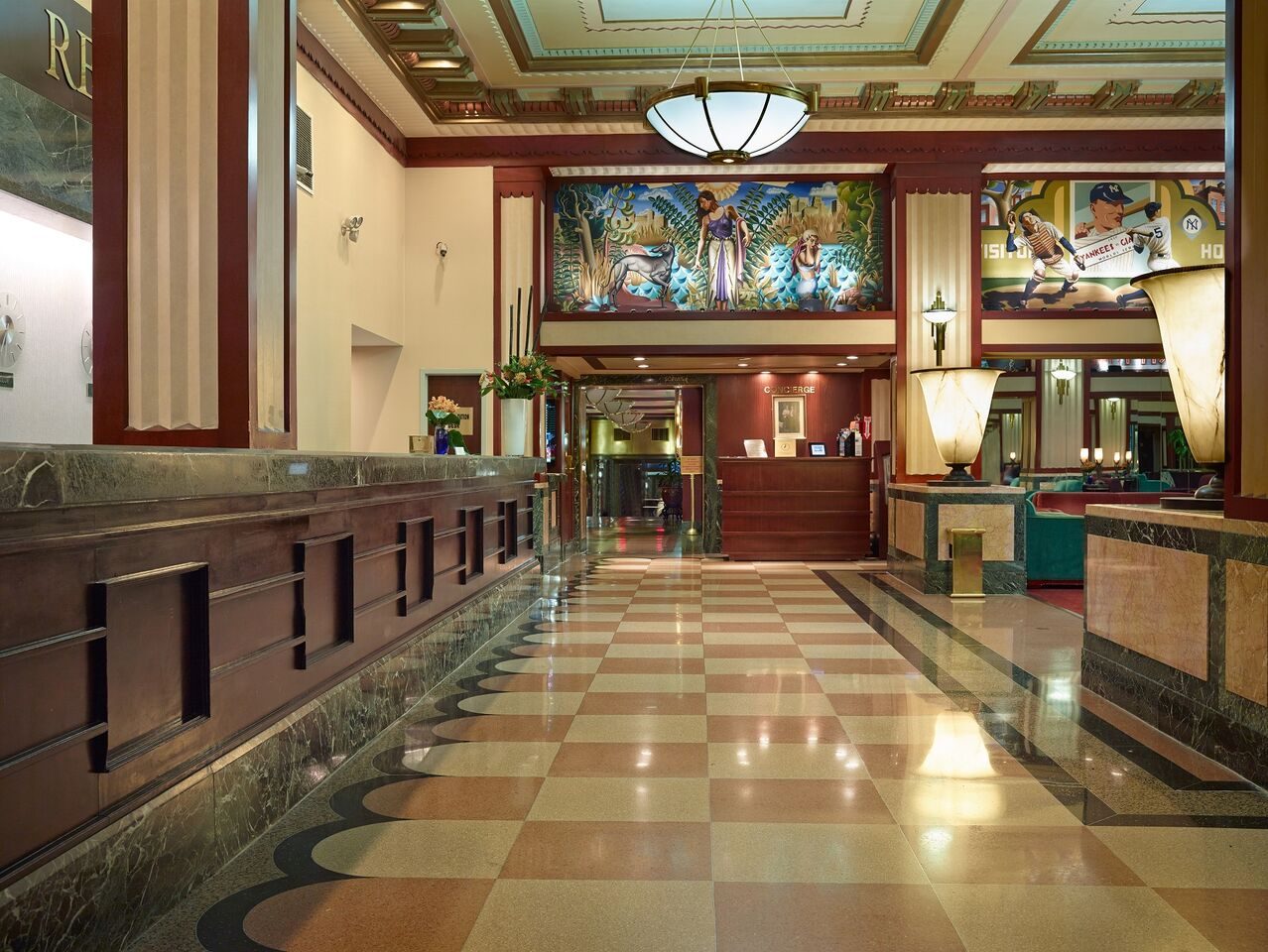Htel Edison, lobby