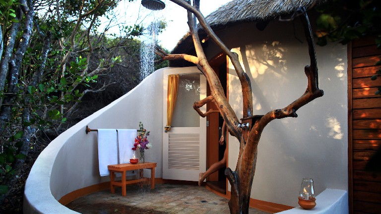 Dunes de Dovela - Bungalow, Douche exterieure 