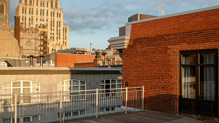 Nelligan Htel, terrasse