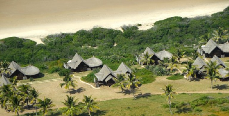 Massinga Beach Lodge, vue arienne