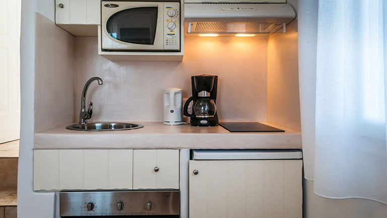 En Milo, sea view studio - cuisine