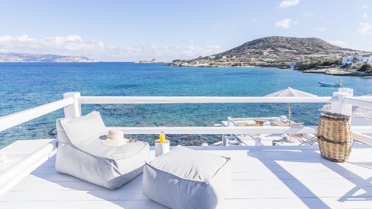 Captain Zeppos - Blue Suite, Terrasse