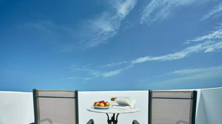 Htel Santorini Palace 4* - Terrasse