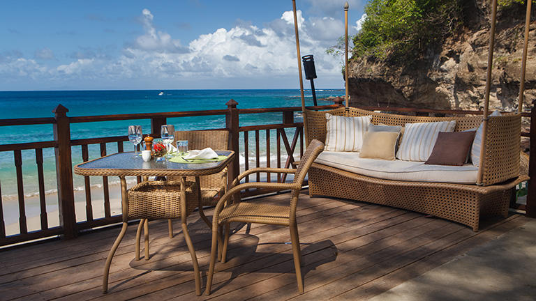 Htel Cap Maison, Sainte-Lucie - Naked Fisherman Deck