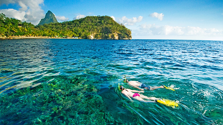 Anse Chastanet - snorkelling
