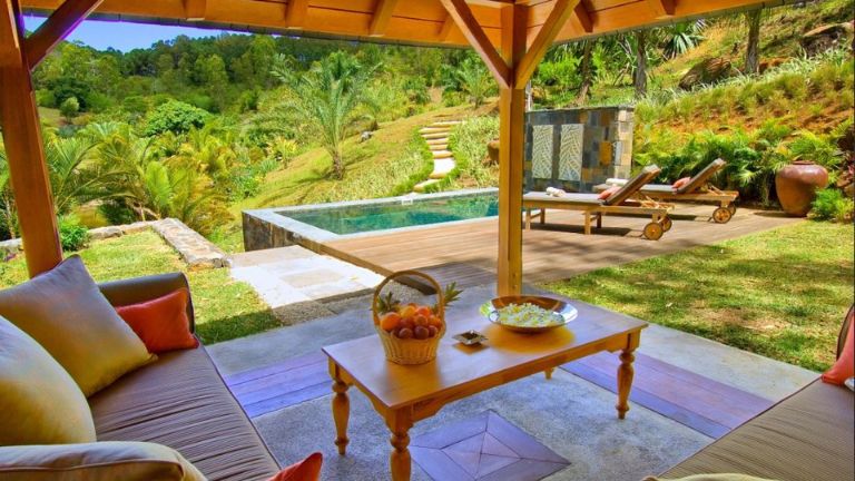 Lakaz Chamarel - Garden and mountain view Pool Suite