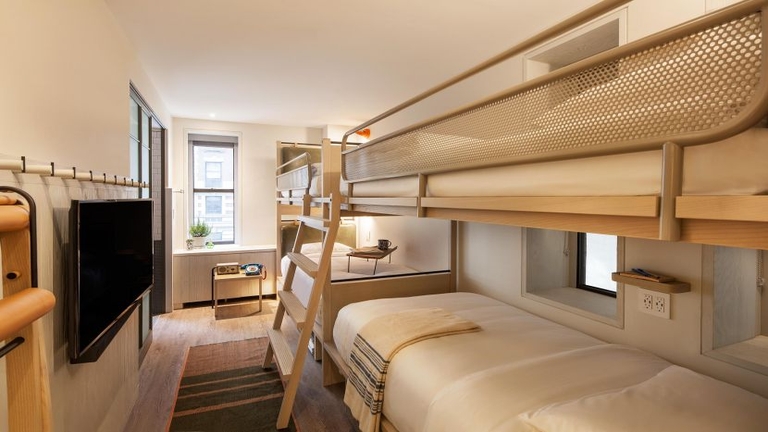 Moxy NYC Times Square - Chambre quadruple, lits superposs