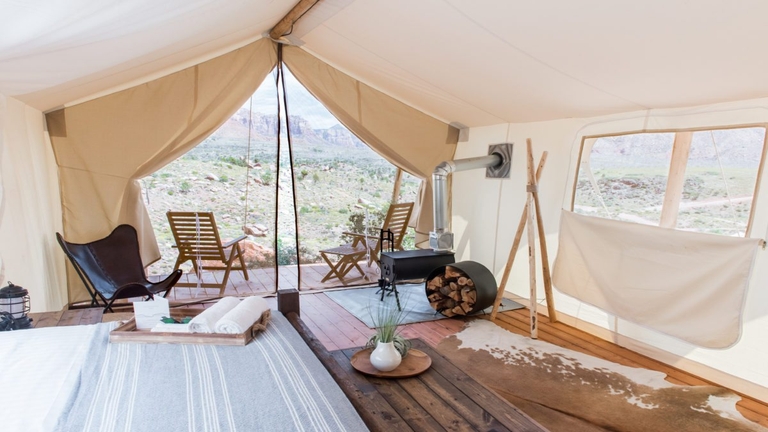 Under Canvas Zion - Chambre Stargazer