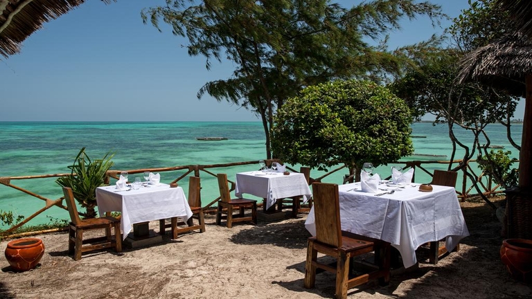 The Island Pongwe Lodge - restaurant