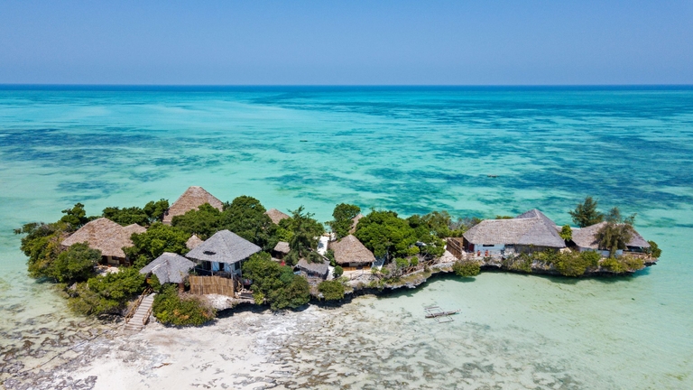 The Island Pongwe Lodge - vue arienne