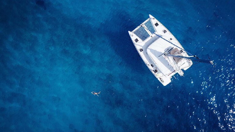 Santorin - Excursion en Catamaran