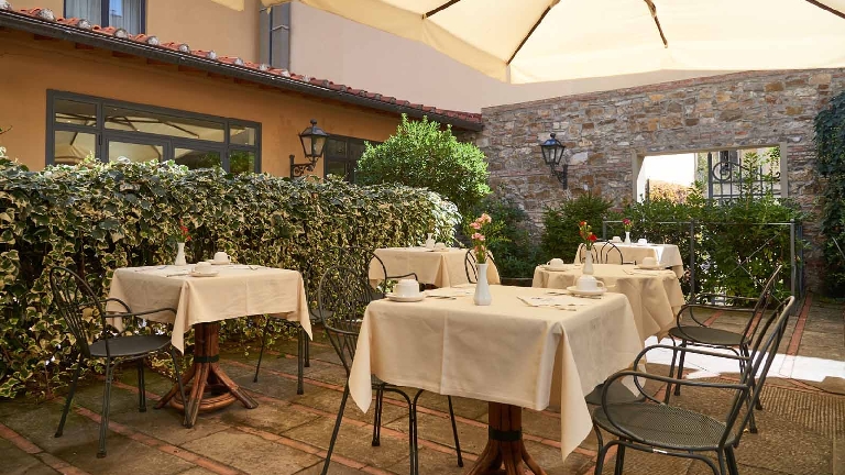 Grand Htel Adriatico  Florence - Cour intrieure