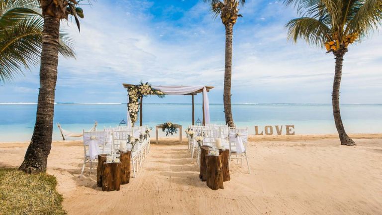 Lux le Morne - crmonie mariage sur le plage