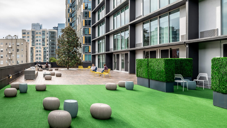 BEI San Francisco - Terrasse 