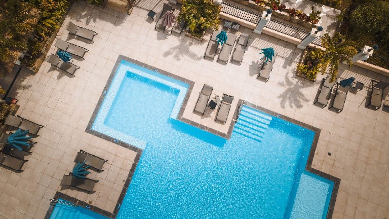 Htel Bambou - Piscine