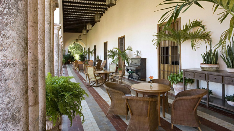 Hacienda Temozon, terrasse