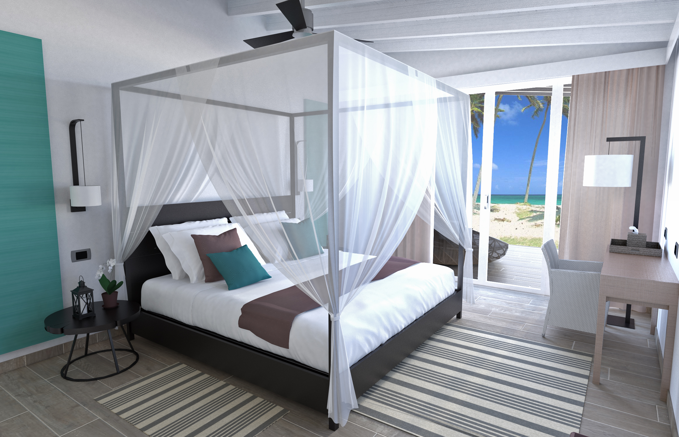 Wydham Turtle Bay - Chambre