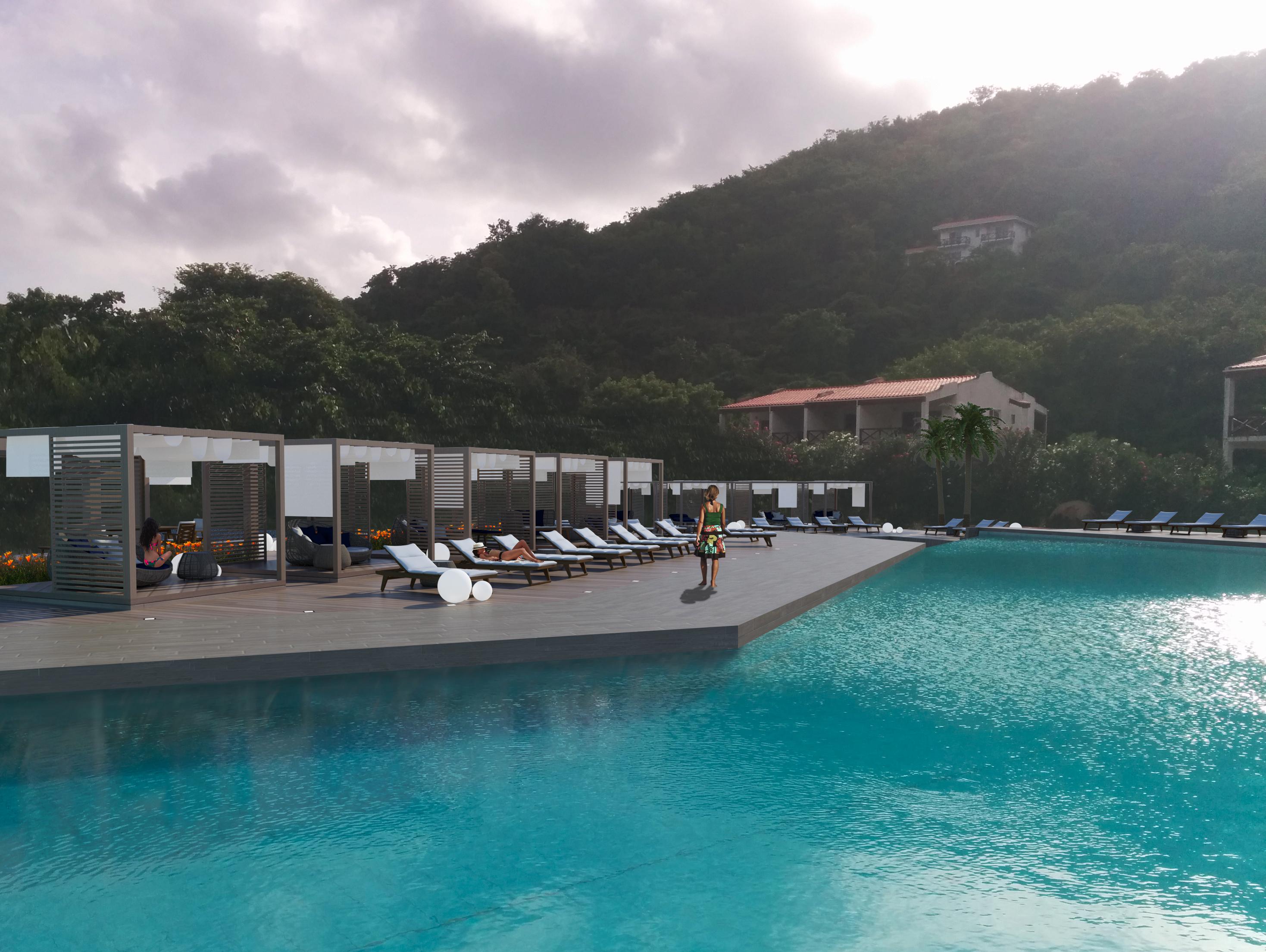 Wydham Turtle Bay - Piscine cabanas