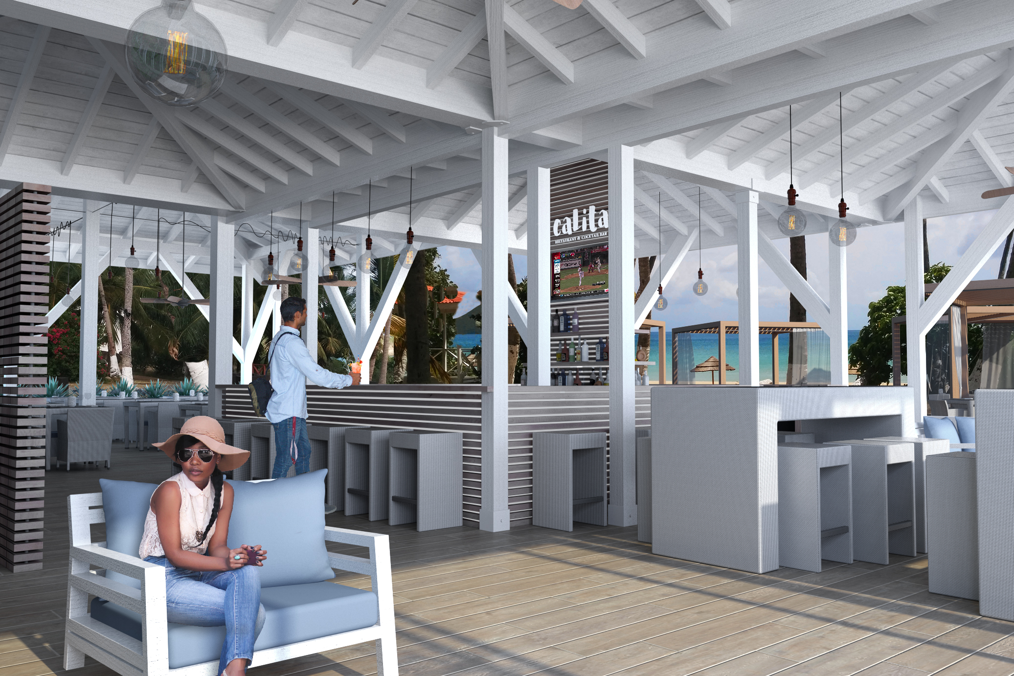 Wydham Turtle Bay - Pool bar