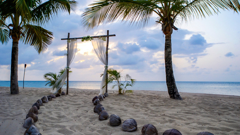Galley Bay Resort & Spa, arche mariage