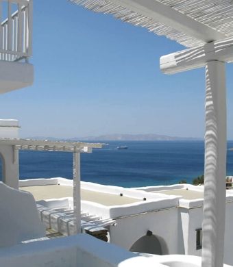 Vega appartements Tinos cyclades grece appartement rigel terrasse vue mer