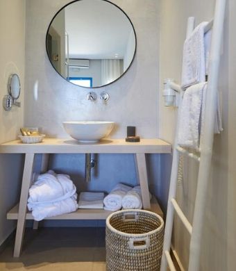 Vigla hotel Amorgos Cyclades grèce salle de bain