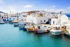 cyclades Paros naoussa port