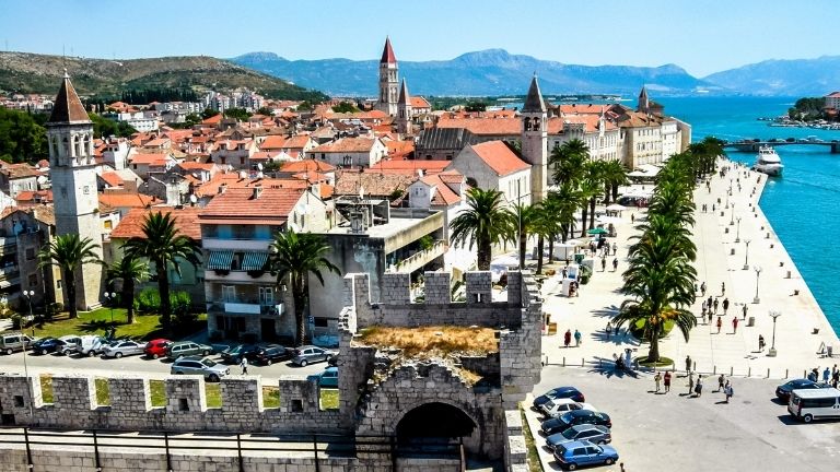 Trogir esplanade