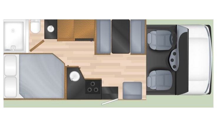 Plan camping car USA 5 personnes